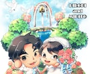 どう森風の似顔絵描きます 【期間限定】練習期間のため値下げ中！ イメージ1
