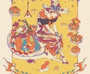 ちょっとレトロなラインアートお届けします 挿絵や広告に洒落たイラストをどうぞ。 イメージ9