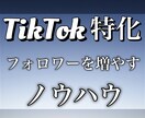 TikTokのフォロワーを増やすノウハウを教えます TikTok で有名なインフルエンサーになりたいあなたへ！ イメージ1