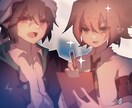 一枚絵、アイコン等製作します レトロ、暖色の雰囲気がお好きな方へ イメージ2