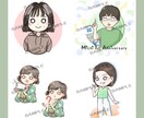 商用OK！癖があるシンプルかわいいイラスト描きます アイコン、挿絵、似顔絵！柔らかくポップな雰囲気で使いやすい◎ イメージ10