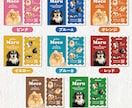 レトロポップなうちの子・ペット名刺制作します 100枚印刷代込み・送料無料！イベント・オフ会で大活躍！ イメージ2
