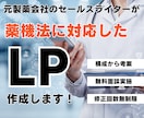 元製薬会社のセールスライターが売れるLP作成します 薬機法を網羅/売上を増やしたい・集客したい企業様必見 イメージ1