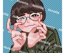 優しい雰囲気の似顔絵描きます SNSアイコンなどに！デフォルメタッチの似顔絵をご提供！ イメージ1