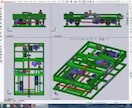 3Dモデル　詳細図　外観図　組み立て図　設計ます Autocad , solidwork, catia, nx イメージ3