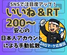 X/Twitter200RT以上拡散します いいね＆リポスト合計200以上拡散※全員日本人※ イメージ1