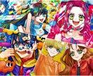 商業利用可能！明るくてキラキラした絵を描きます 鮮やかで目に留まるイラスト。周りと差をつけよう！！ イメージ2