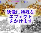 映像に特殊なエフェクトをかけます 映像加工のプロが特殊加工した映像を提供します イメージ1