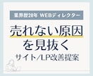 売れない原因を見抜き、サイト/LP改善を提案します 「なんで売れないのか」ちゃんと説明できますか？ イメージ1