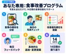食事写真を送るだけで14日食事改善します 毎日改善点がわかるから無理なく続けやすい イメージ2