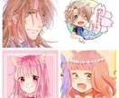 顔が良いキャラのアイコンやサムネイラスト描きます 貴方だけのアイコンやヘッダーを作ってみませんか！ イメージ3