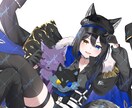商用利用料込！目を惹くイラストお描きします 配信立ち絵・配信サムネイル・キービジュアル等、幅広く対応！ イメージ2