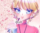 かわいくてSNSなどに使えるイラスト描きます キラキラしたイラストであなたのSNSに彩りを！ イメージ10