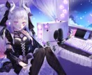 透明感のある女性キャラデザ、イラスト制作いたします つやっとした透明感のある塗りのイラストいかがですか？ イメージ1