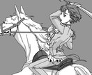 TRPG立ち絵、差分・ステッカー風・挿し絵描きます 貴方のオリジナルキャラクター、しっかりと形にしてみませんか？ イメージ8