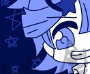 デフォルメのアイコン描きます 特徴的な目が強調された可愛い子を描きます。 イメージ1