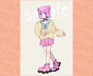 ゆるい立ち絵素早く描きます キャラクター・ファッションのこだわりをゆるく立ち絵にします！ イメージ4