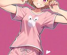 ポップで可愛いsns用イラストを作成します 可愛い女の子、男の子のイラストをsns用に使ってみませんか？ イメージ2
