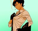 漫画タッチのエモいカラーイラスト制作します アイコンや挿絵など用途に合わせたオリジナルイラスト イメージ3