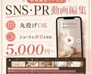 SNS・PR動画を見やすく編集します 丸投げOK｜ショートも横型も対応 イメージ1