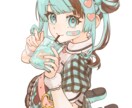 男女問わず！歌ってみたサムネ描きます かわいい/儚い/ダーク系の世界観が得意です イメージ4