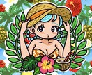 商用利用OK！可愛いイラスト・アイコンお描きします ポップで可愛い女の子イラストが得意です イメージ3