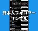 Xツイッター日本人フォロワーを100人〜増やします 【最安】X(旧ツイッター)の日本人100人増加ほぼ減少なし イメージ5