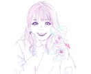 オシャレなあなたを絵にします お写真いただき、ちょっとお洒落なイラストにします〜似顔絵 イメージ3