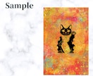 招財！貴方の魂&幸運カラーで招き猫待受描きます 高波動!祈祷師が描く世界に１つのアート!商売繁昌/良縁/金運 イメージ2