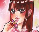 コピックで深みのある人物のアイコンを描きます 男の子女の子どちらもカッコいい子可愛い子対応可能です‼︎ イメージ2