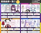 かわいさ重視のLive2Dモデリングします 初めての方も安心のLive2Dモデリング♪ イメージ5