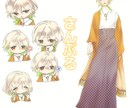 IRIAMで使える立ち絵完成品すぐにお渡しできます ☆お手軽配信スターターセットその２商用OK☆ イメージ2