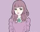 可愛いオリジナルアイコン、似顔絵描きます SNSのアイコンや、インスタのハイライト、プレゼントにも♡ イメージ3
