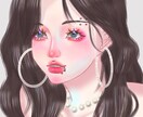 リアルな女性描きます 可愛くて美しい女性のイラストが好きな方に イメージ2