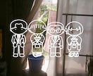 優しくポップでシンプルな絵柄の似顔絵を描きます SNSでの普段使いから特別な日まで、似顔絵をいかがでしょうか イメージ3