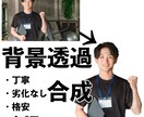 背景透過・合成します 人の手で透過！丁寧、高クオリティ！ イメージ1