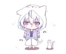 デフォルメを2000~2500円で作成します 小さなキャラクター⸜❤︎⸝‍修正回数最大7回まで○ イメージ3