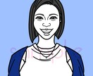 商用利用可能＊似顔絵イラスト制作致します ブログやSNS、アイコン等に！シンプルでおしゃれなタッチです イメージ3