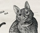 アンティークな動物のペン画お描きいたします 世界に1つだけ☆アナログ手描きで動物をお描きいたします☆ イメージ5