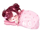 安値でかわいい！ミニキャラアイコンイラスト描きます お手頃な価格でミニキャラのイラストを承ります！ イメージ8
