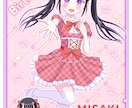 アイドル系生誕・告知向けた世界観イラスト制作します ミニキャラ追加OK・告知系ビジュアル制作を柔軟に対応致します イメージ3