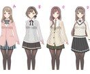 キャラクターデザインいたします 理想のキャラクター制作のお手伝い イメージ2