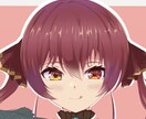 お手頃価格でアニメ調のSNSなどのアイコン描きます SNSで可愛い女の子のアイコンを使いたい方に！ イメージ2