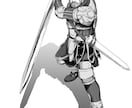 WEB小説の挿絵イラストを作成致します 物語の世界観を表現するモノクロ挿絵を描きます イメージ5