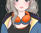 パーツ分けなしでVtuberの立ち絵のみを描きます モデリングやパーツ分けなどなしの、全身の立ち絵のみです イメージ1