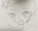 好きなキャラクターを独特な絵柄で書きあげます 貴方の推しキャラを独特の色使いや絵柄で書きあげます._. イメージ3