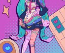 あなたのキャラクターをスイーツアレンジします SDキャラ、等身イラスト共にお好みのスイーツにアレンジします イメージ3