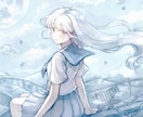 アナログ風で、きらきら艶感のあるイラストを描きます ご要望に合わせて作成します 1枚絵やアイコン・動画サムネに◎ イメージ3