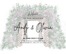 結婚式アイテムに使用するデジタルイラスト作成します オリジナルイラストで2人の結婚式を創り上げるお手伝い♪ イメージ2