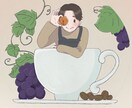 あなただけのSNSアイコン制作いたします シンプル可愛いイラストで自分のSNSを表現してみませんか イメージ7